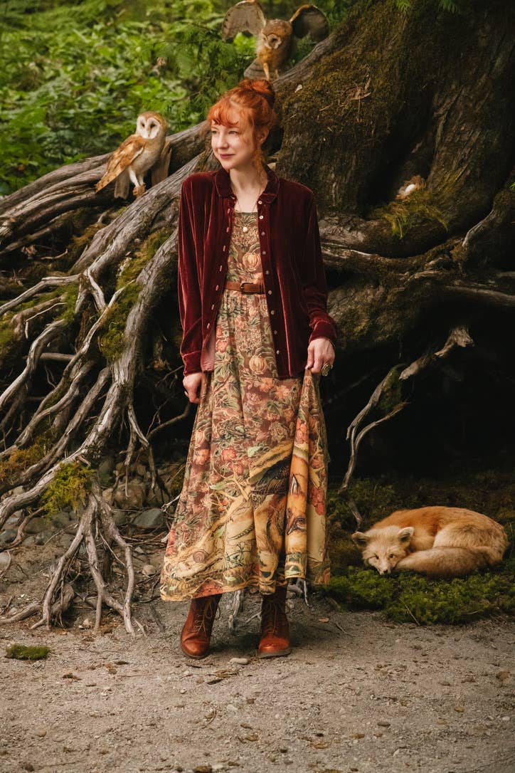 Market of Stars - Woodland Wisdom Bohéme Maxi Slip Dress