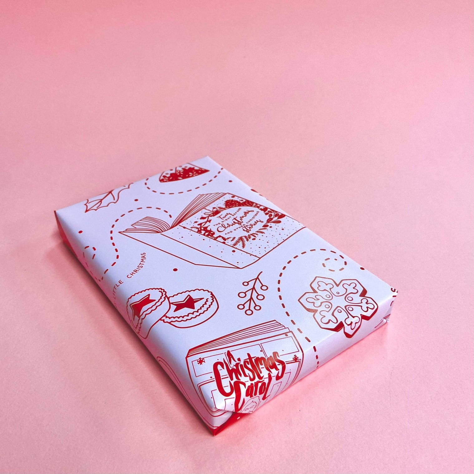 Bookish Christmas Wrap