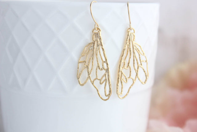 A Pocket of Posies - Filigree Wing Earrings
