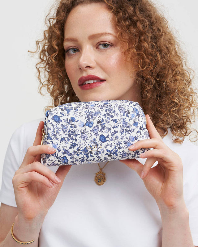 Fable England - Ditsy Blue Small Pouch