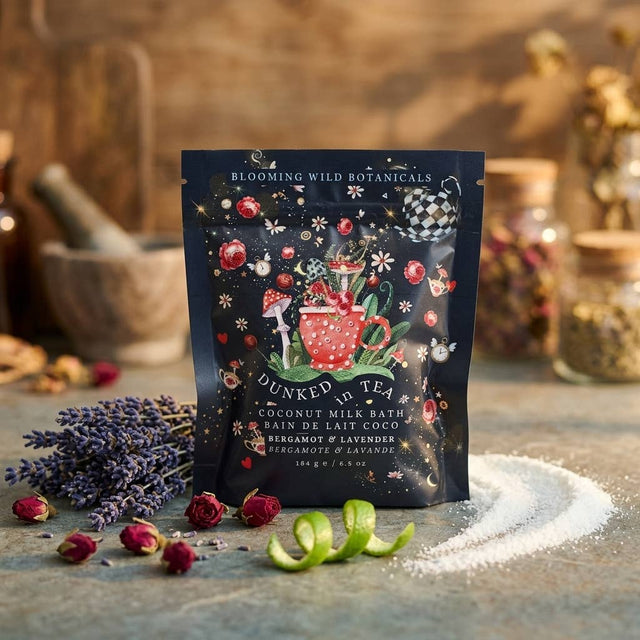 Blooming Wild Botanicals - Dunked in Tea Coconut Milk Bath | Bergamot & Lavender