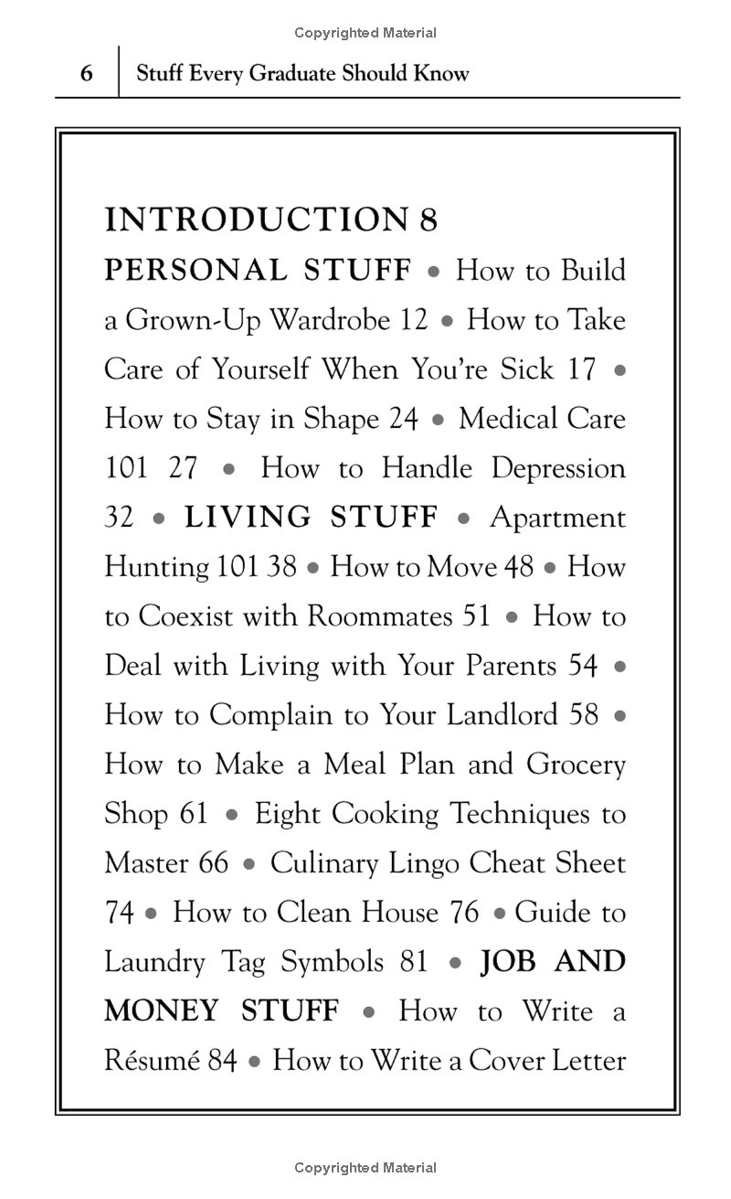 Stuff Every Graduate Should Know: A Handbook for the Real World