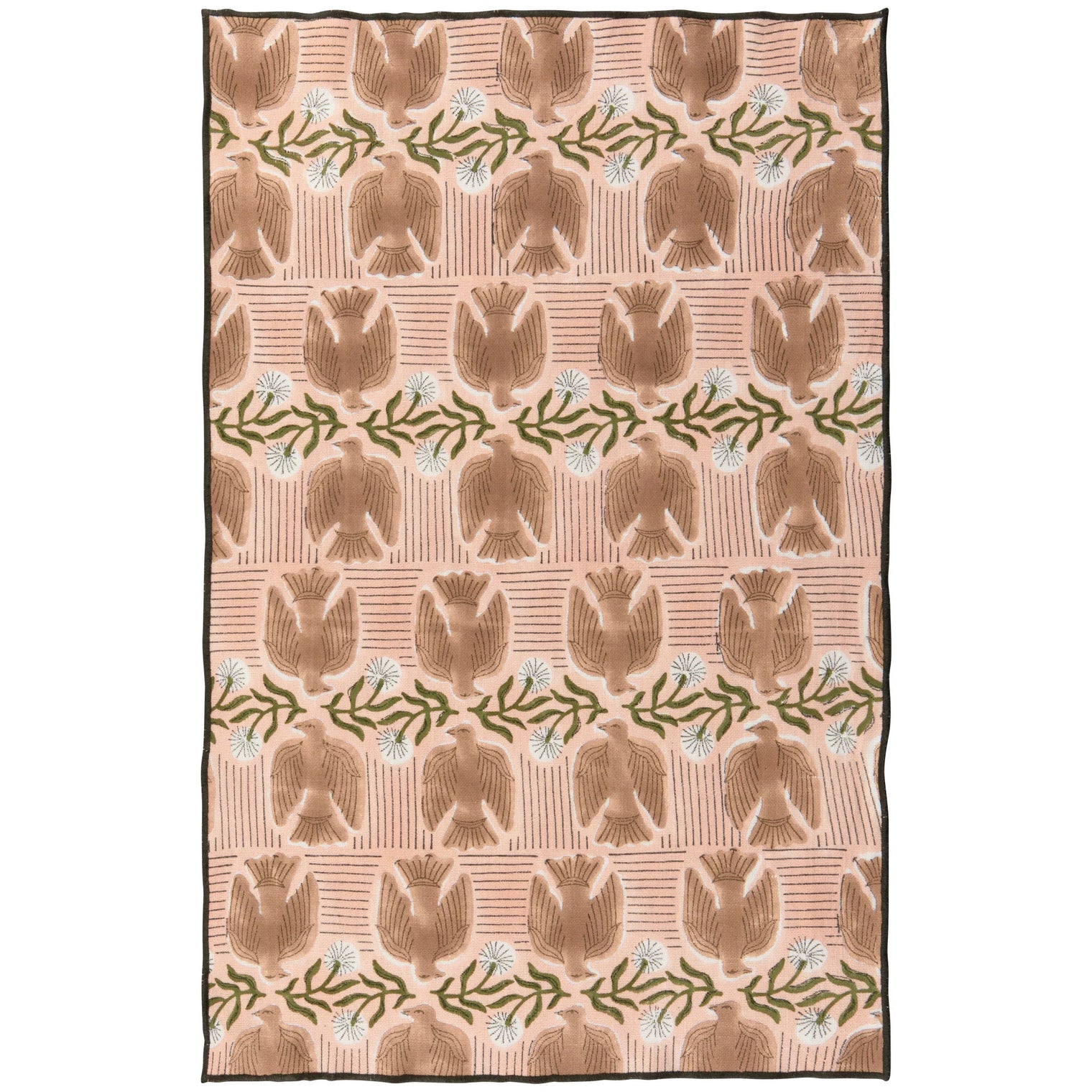 Peregrine Block Print Dishtowel