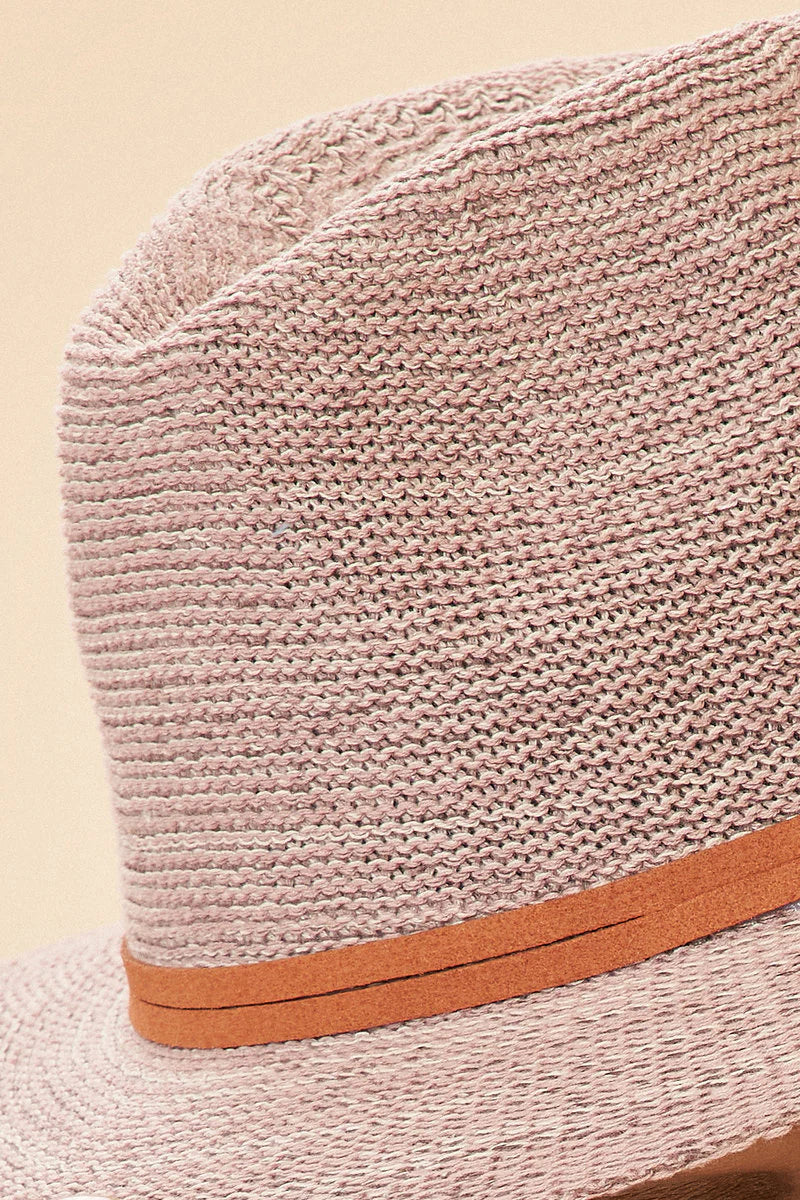 Natalie Sun Hat, Plum Colourway