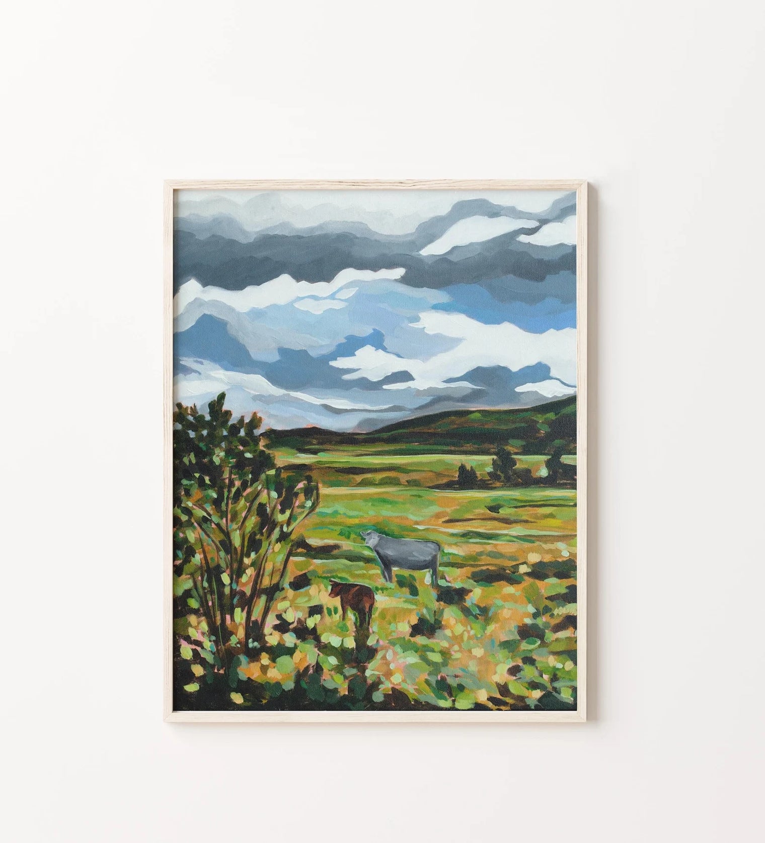 Margaree Pasture Vertical Art Print