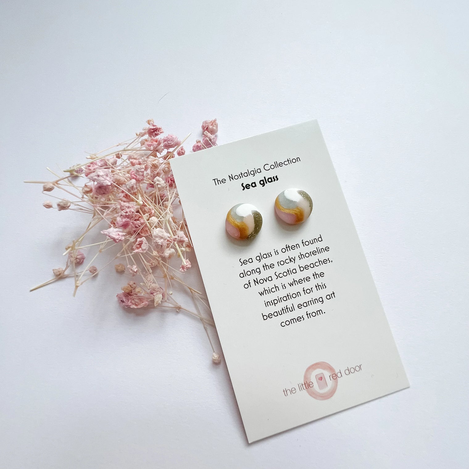 Seaglass Earrings - The Little Red Door