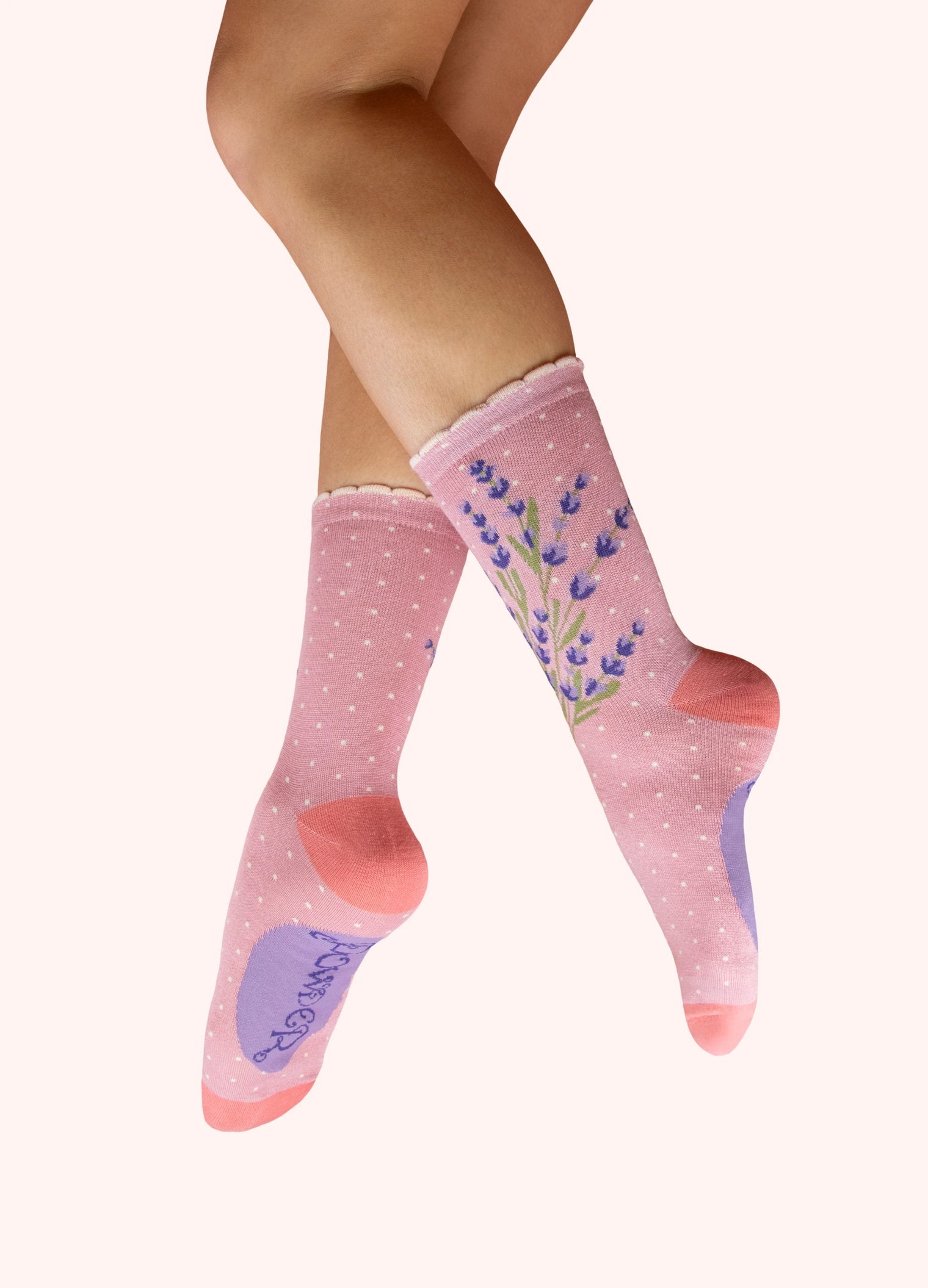 Powder Ankle Socks - Luscious Lavender in Pink