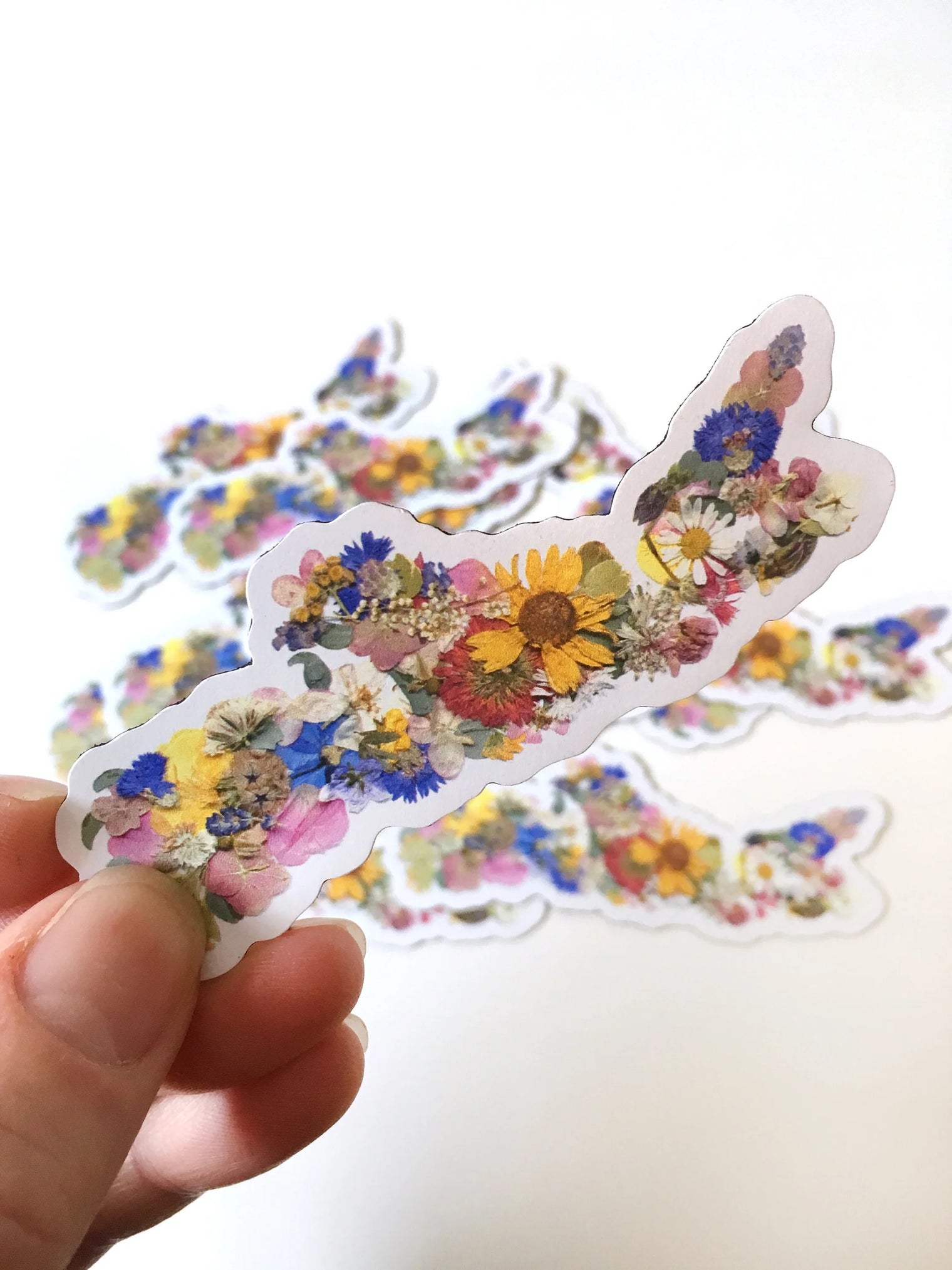 Seek & Bloom - Nova Scotia Pressed Flower Map - Magnet
