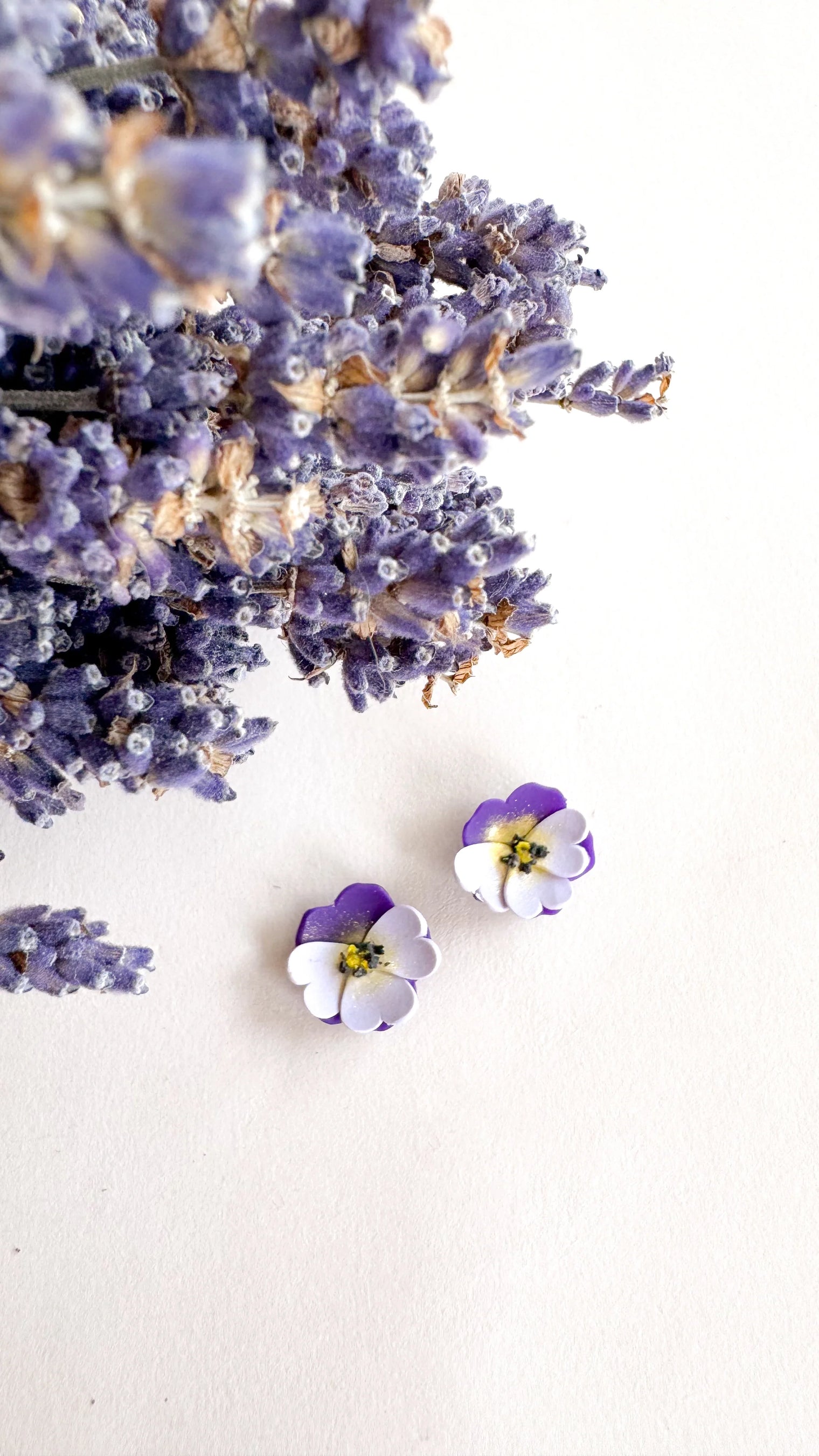 Pansy Patch Earrings - The Little Red Door