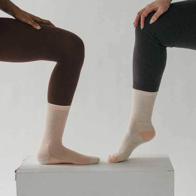 Heel Toe Socks - Rosetta - Pack of 2