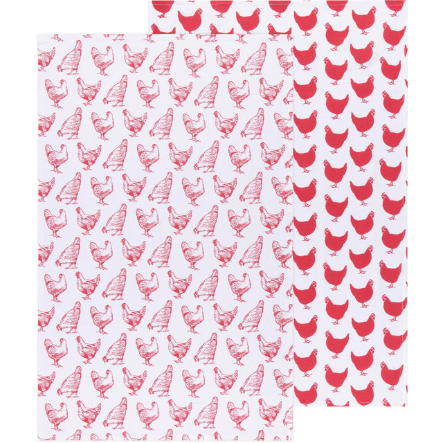 Chicken Tea Towel Set of 2