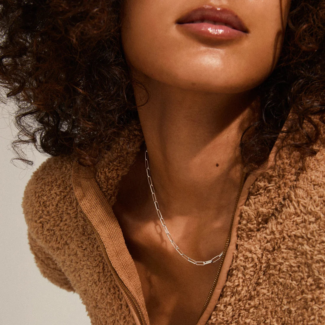 Ronja Recycled Paperclip Chain Necklace