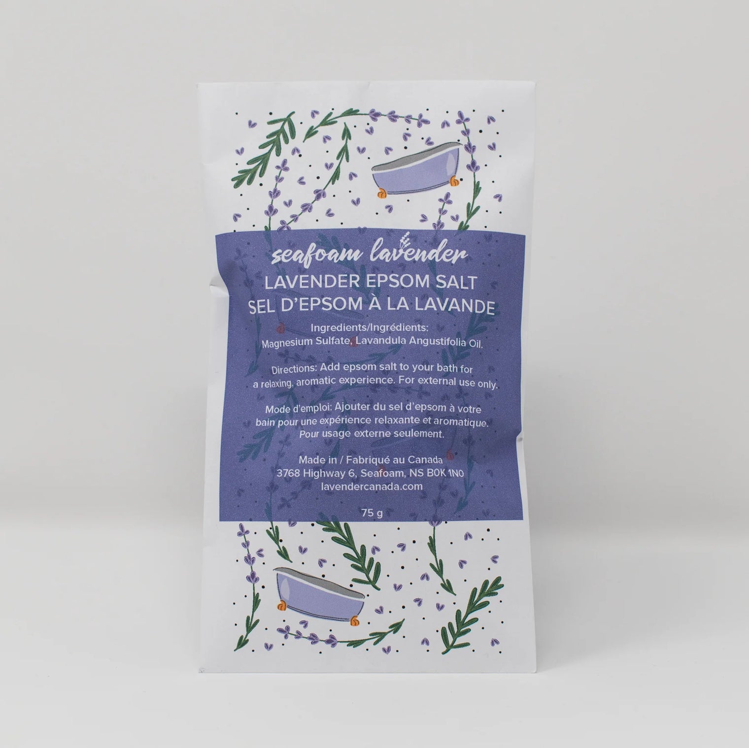 Seafoam Lavender - Epsom Salts