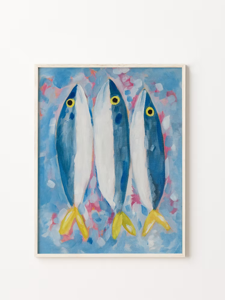 Lyndsay Hubley - Three Fish Print