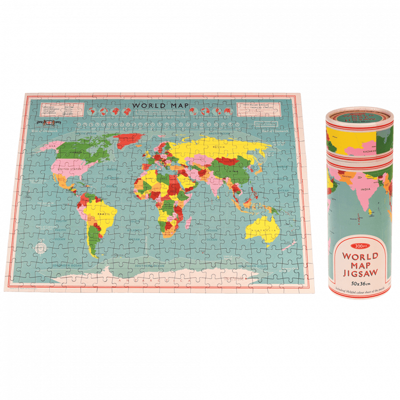 300 Piece Jigsaw Puzzle - World Map