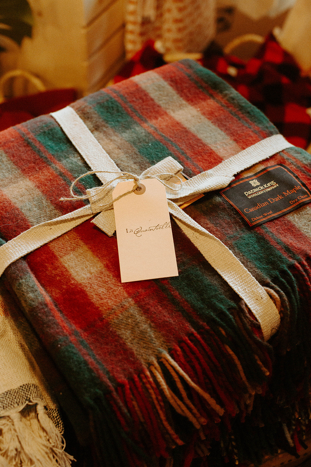 Patrick King Woollen Company - Dark Maple Deluxe Highland Blanket