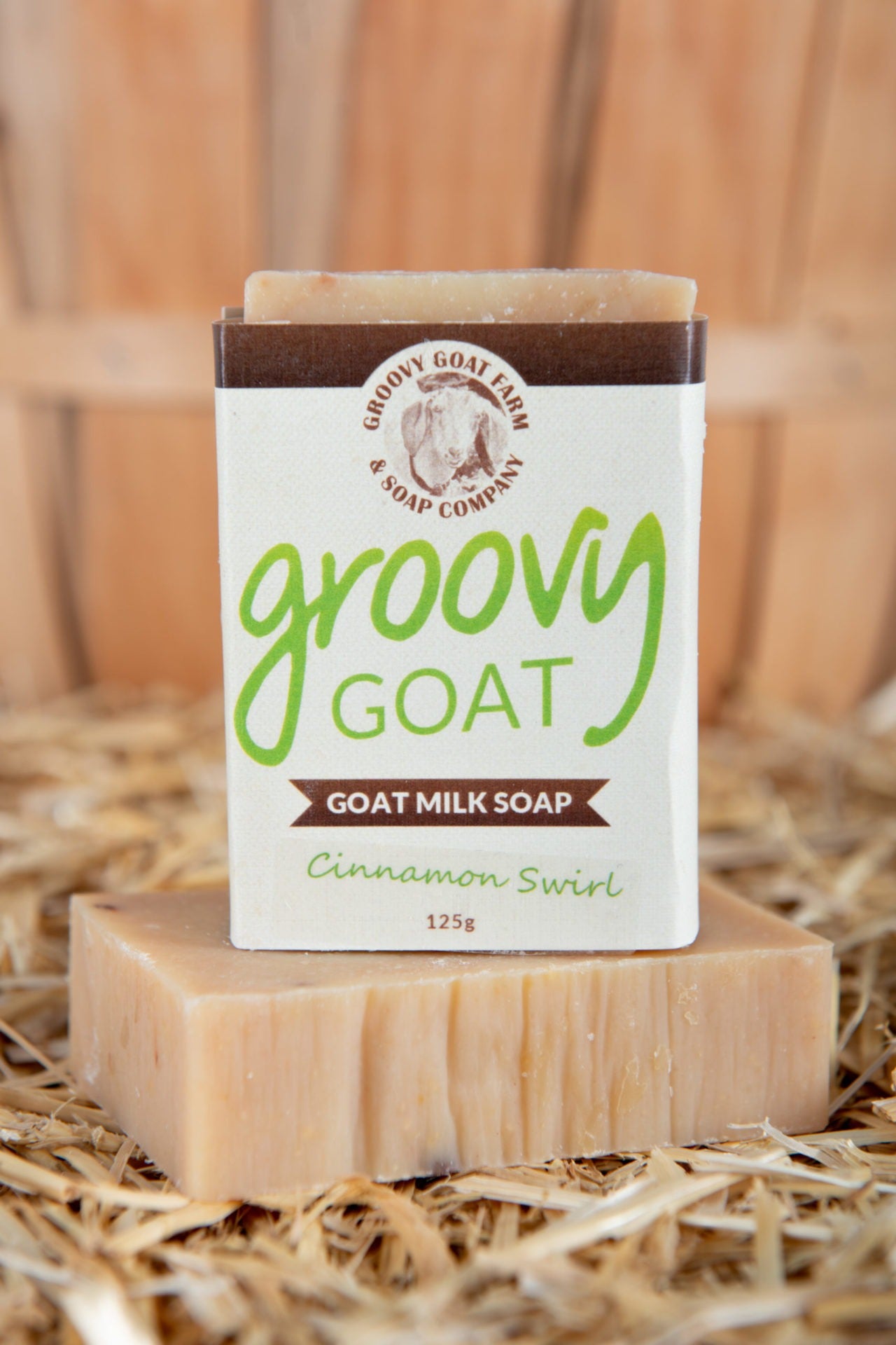 Goat Milk Cinnamon Swirl Soap
