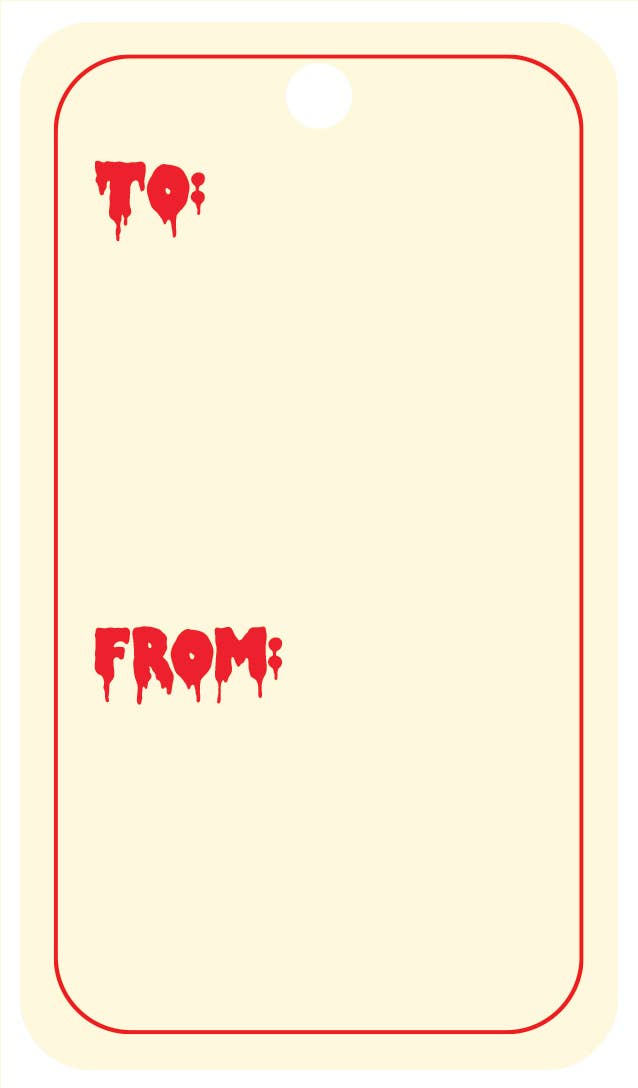 Smitten Kitten - Creepy Santa Gift Tags
