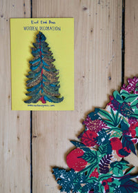 East End Press - Tree Wooden Ornament