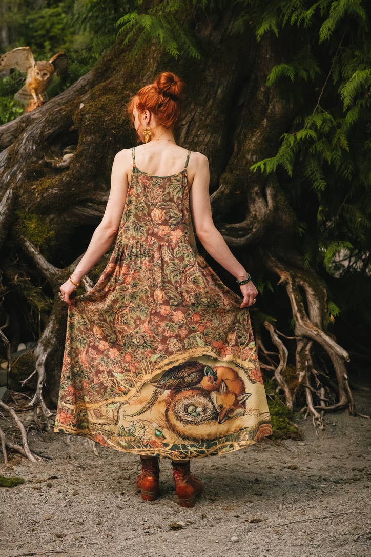 Market of Stars - Woodland Wisdom Bohéme Maxi Slip Dress