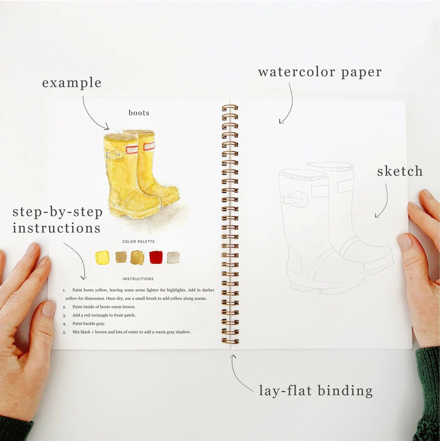Emily Lex Studios - Garden Watercolor Workbook