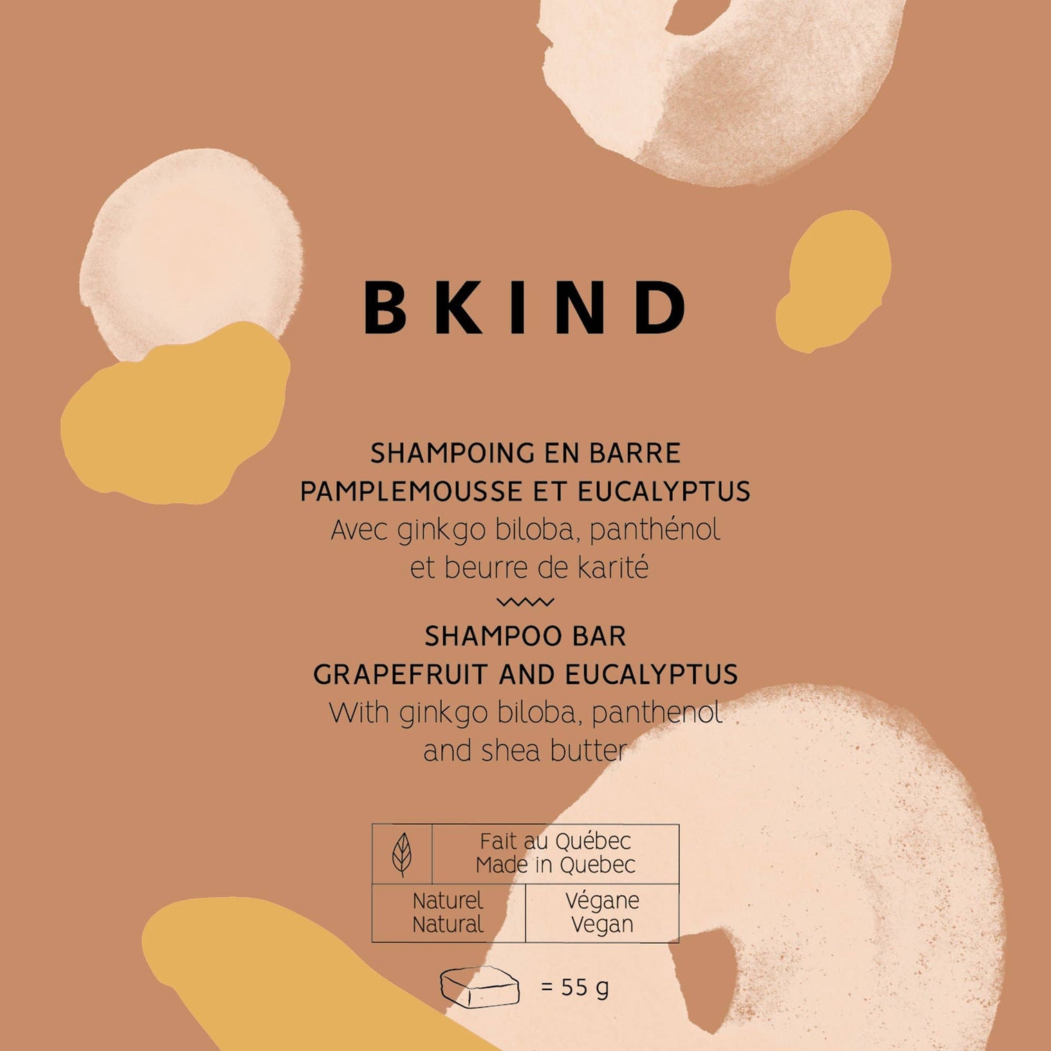 BKIND - Label for bulk products: Label Konjac - Lavender