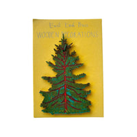 East End Press - Tree Wooden Ornament