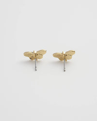 Deco Butterfly Blue Stud Earrings