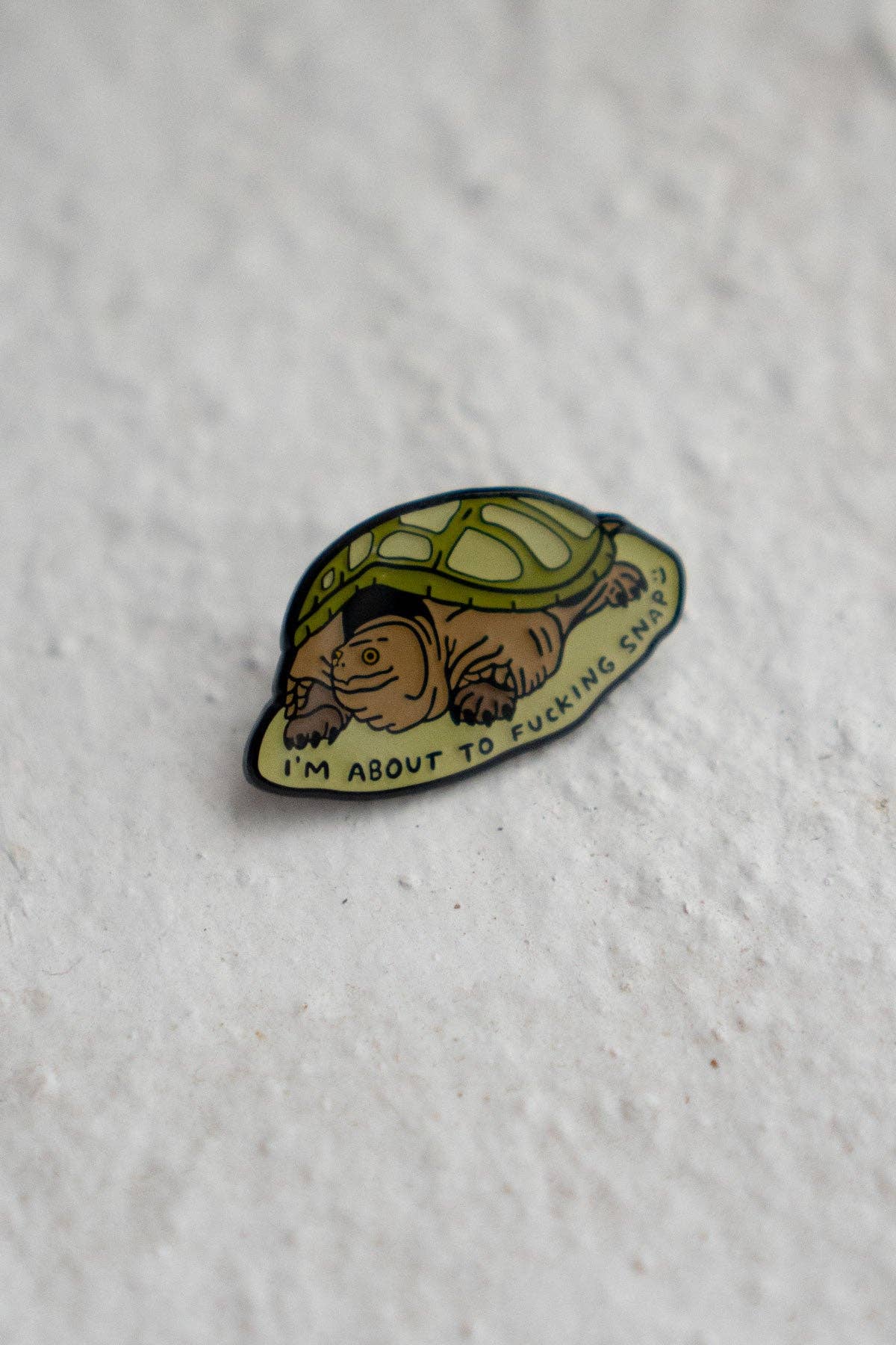 Stay Home Club - About to Snap Pin | Enamel Lapel Pin