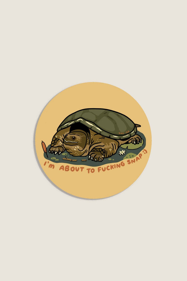 Stay Home Club - About to Snap Vinyl Sticker