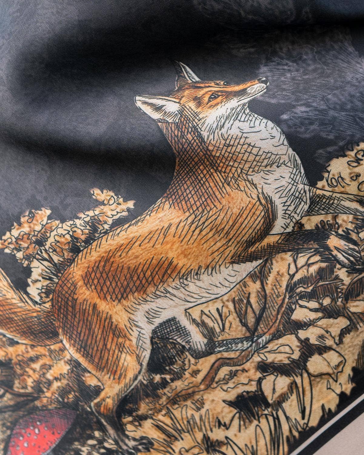 Fable England UK - A Night's Tale Narrative Square Scarf