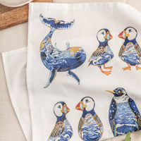 Puffin Tea Towel