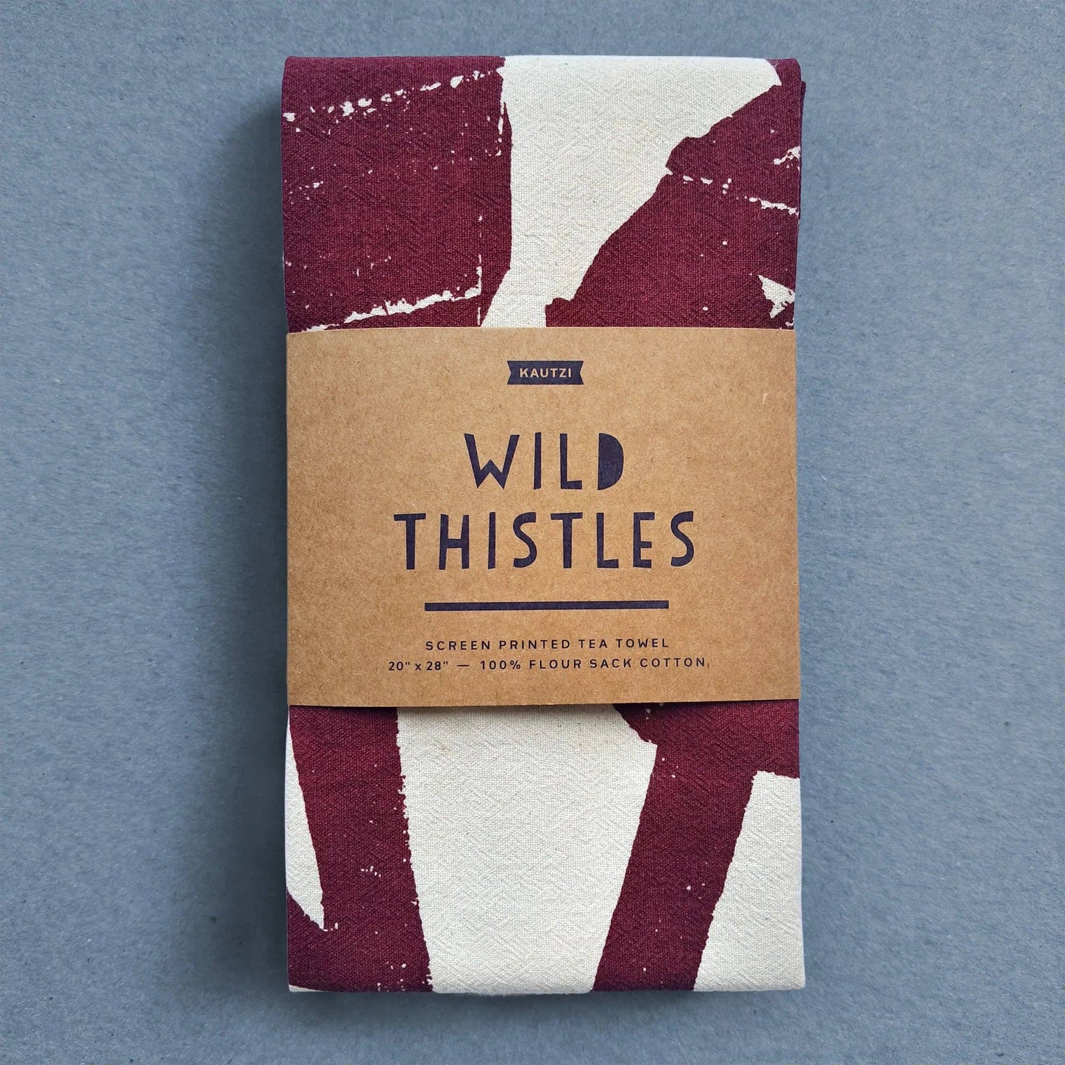 Tea Towel Wild Thistles