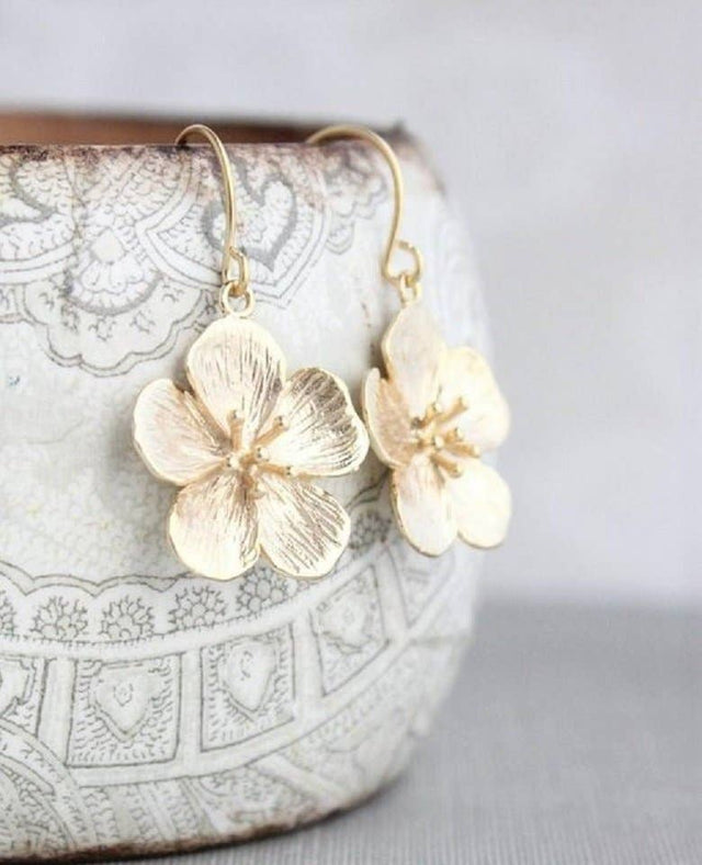 A Pocket of Posies - Cherry Blossom Earrings - Long and Short Styles