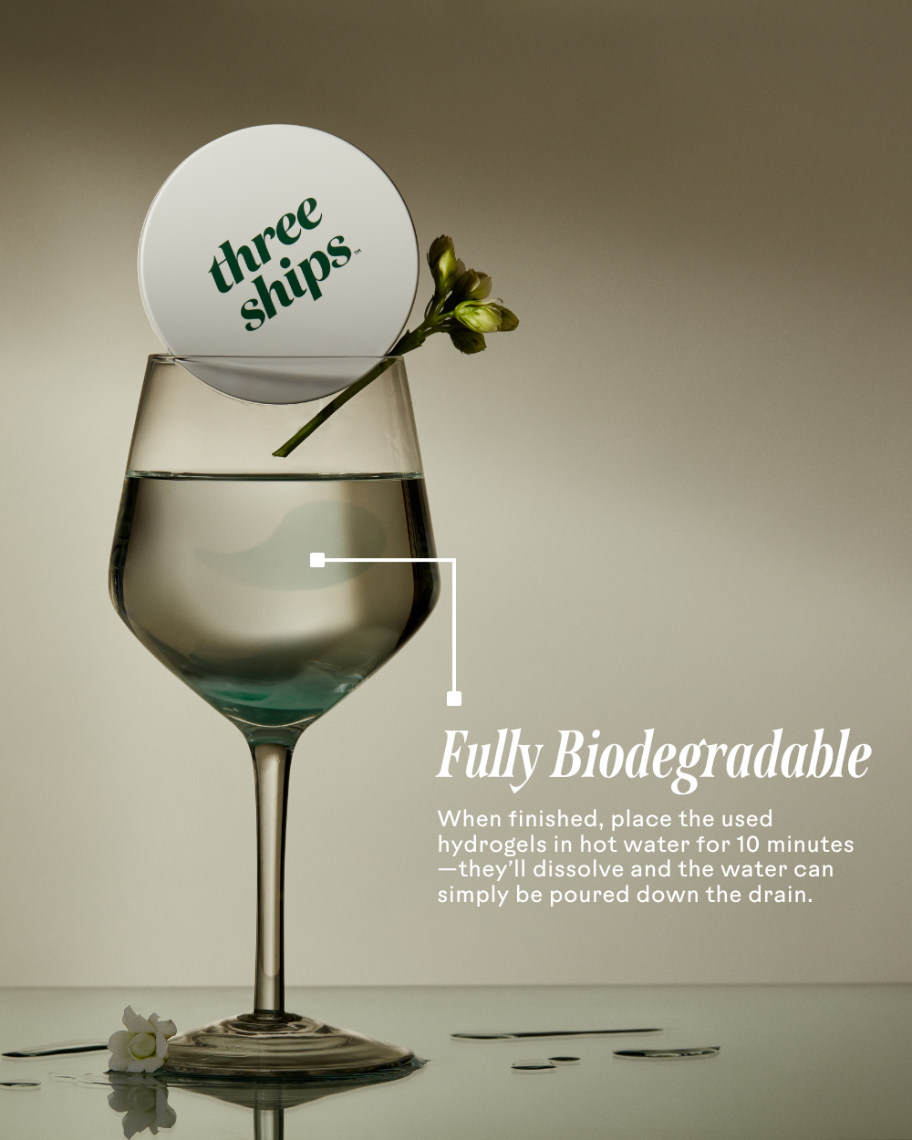 Three Ships - OffDuty™Sea Algae + Bio-Peptide Smoothing Biodegradable Eye Masks