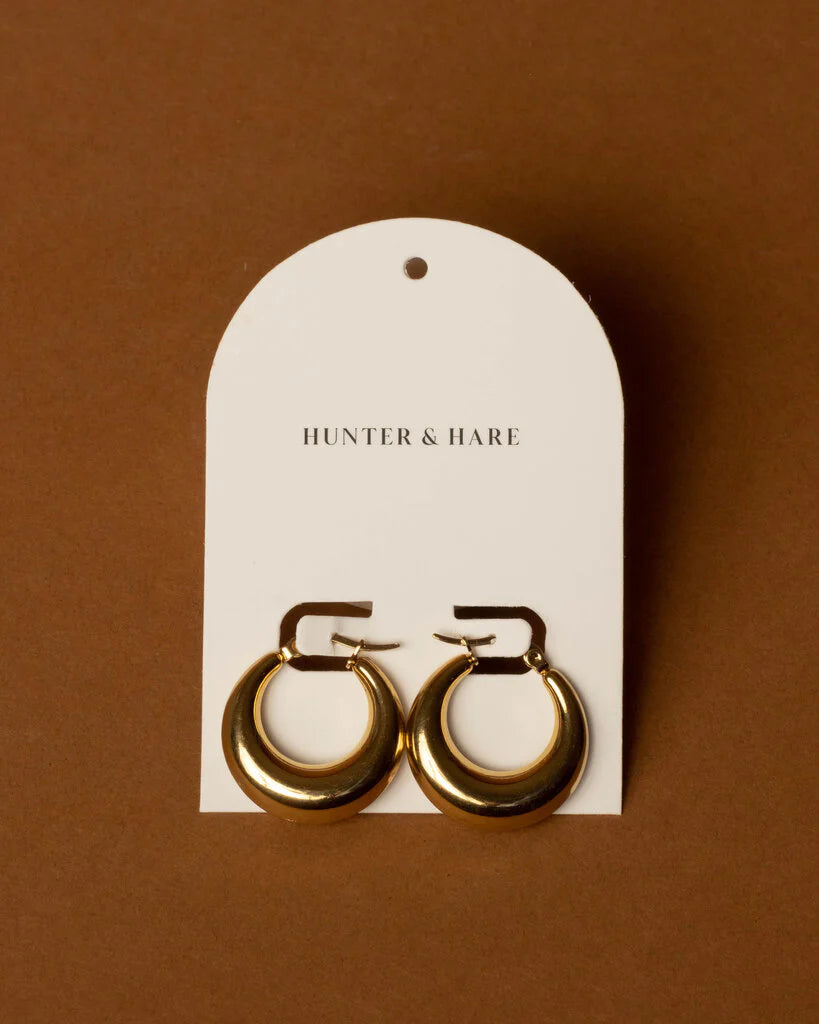 Hunter and Hare - Voluptuous Hoop Earrings