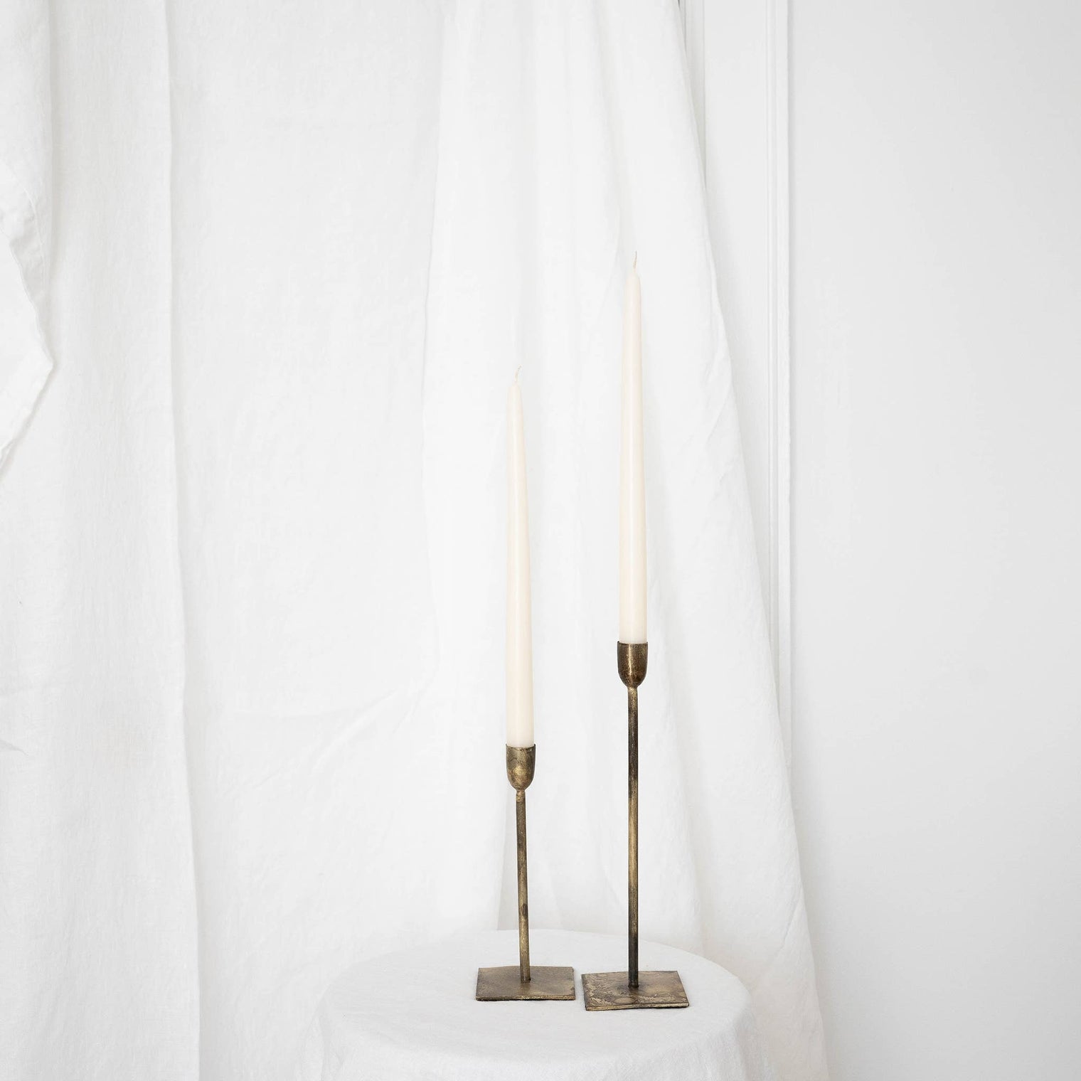 SOCCO Designs - Taper Candles - Pair Ivory