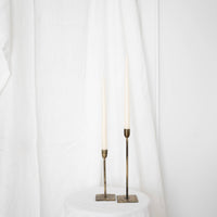 SOCCO Designs - Taper Candles - Pair Ivory