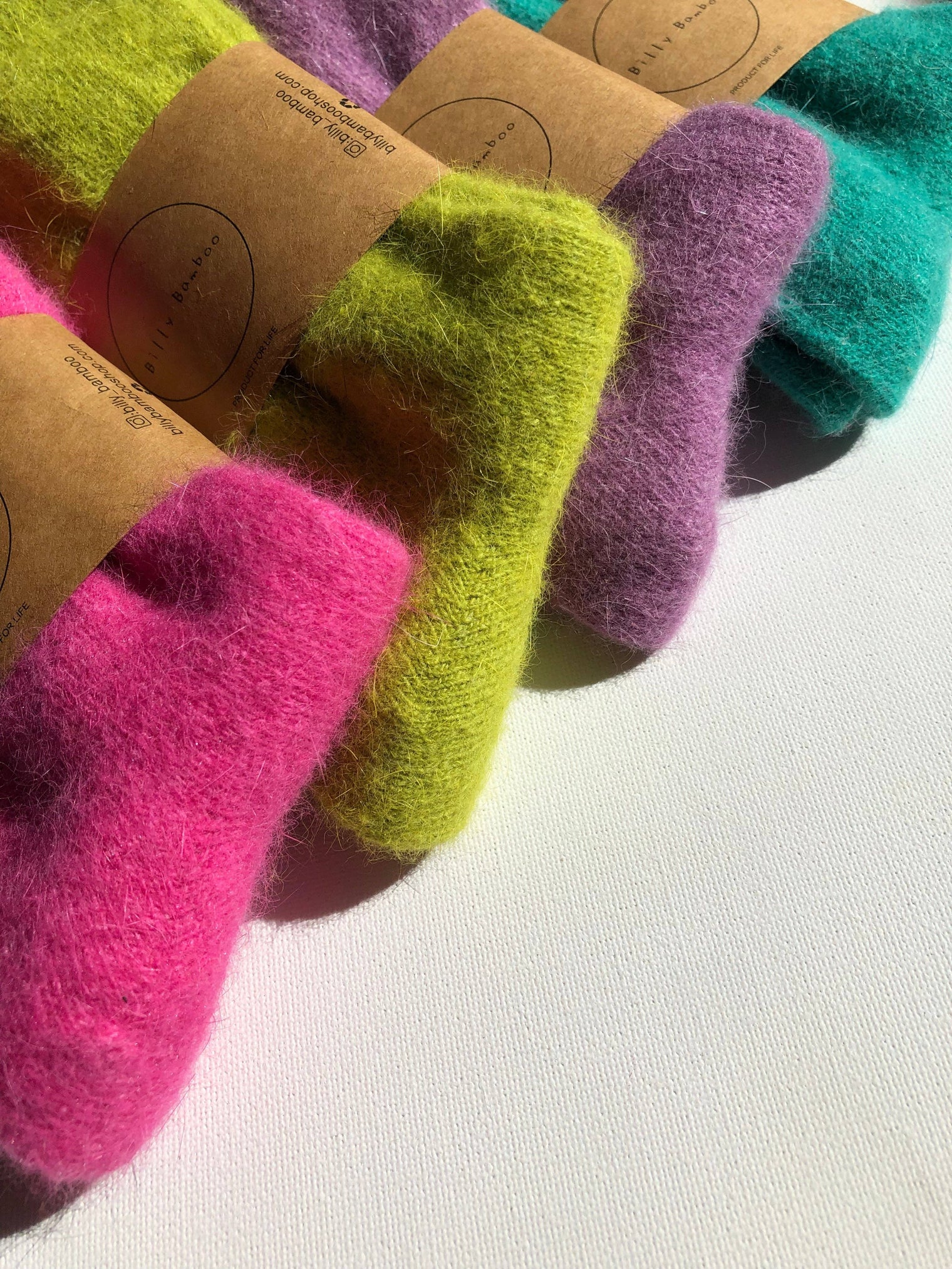 Billy Bamboo - Fluffy Angora Socks