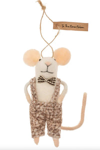 Holiday Felted Mouse Ornaments
