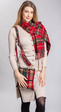 Patrick King Woollen Company - Dark Maple Lambswool Scarves