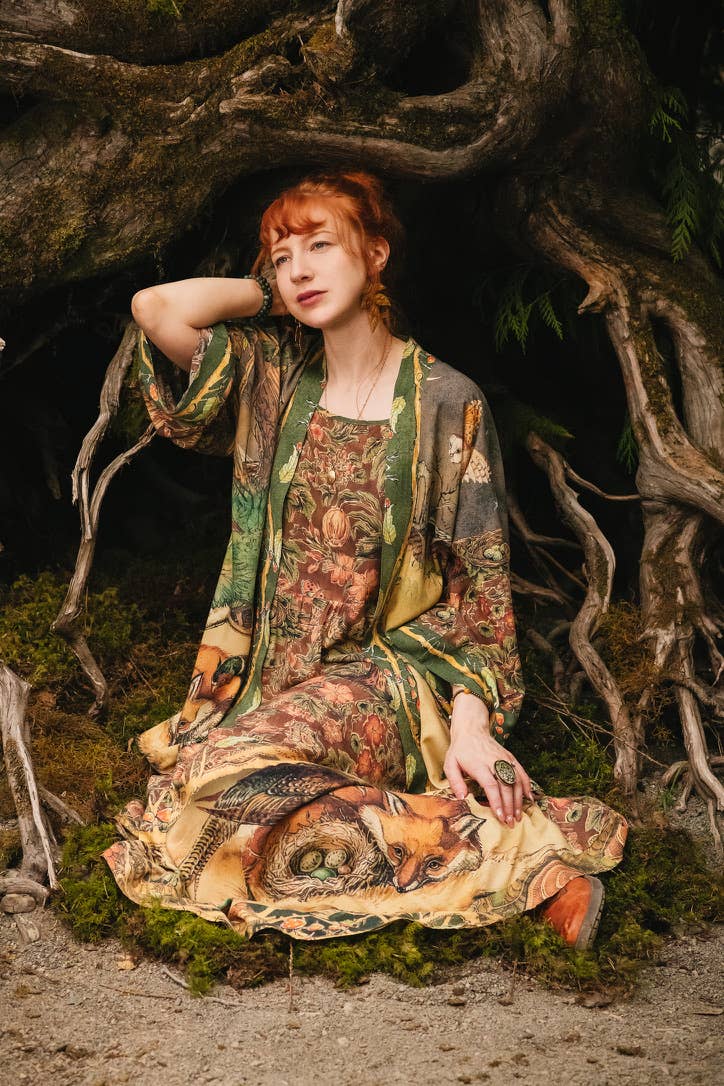 Market of Stars - Woodland Wisdom Bohéme Maxi Slip Dress