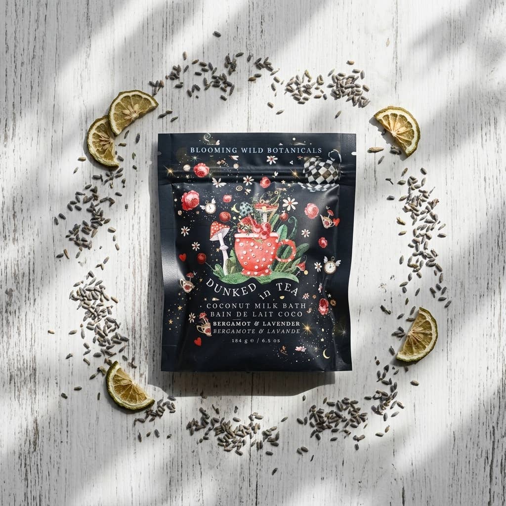 Blooming Wild Botanicals - Dunked in Tea Coconut Milk Bath | Bergamot & Lavender