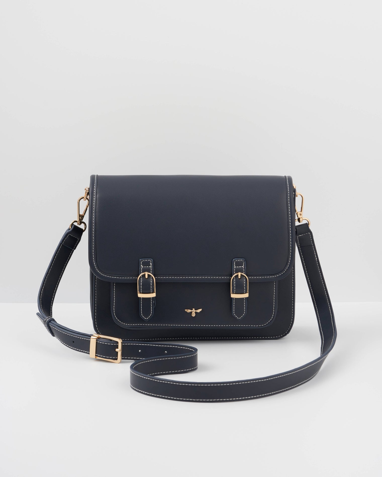 Fable England - Running Bunny Navy Satchel