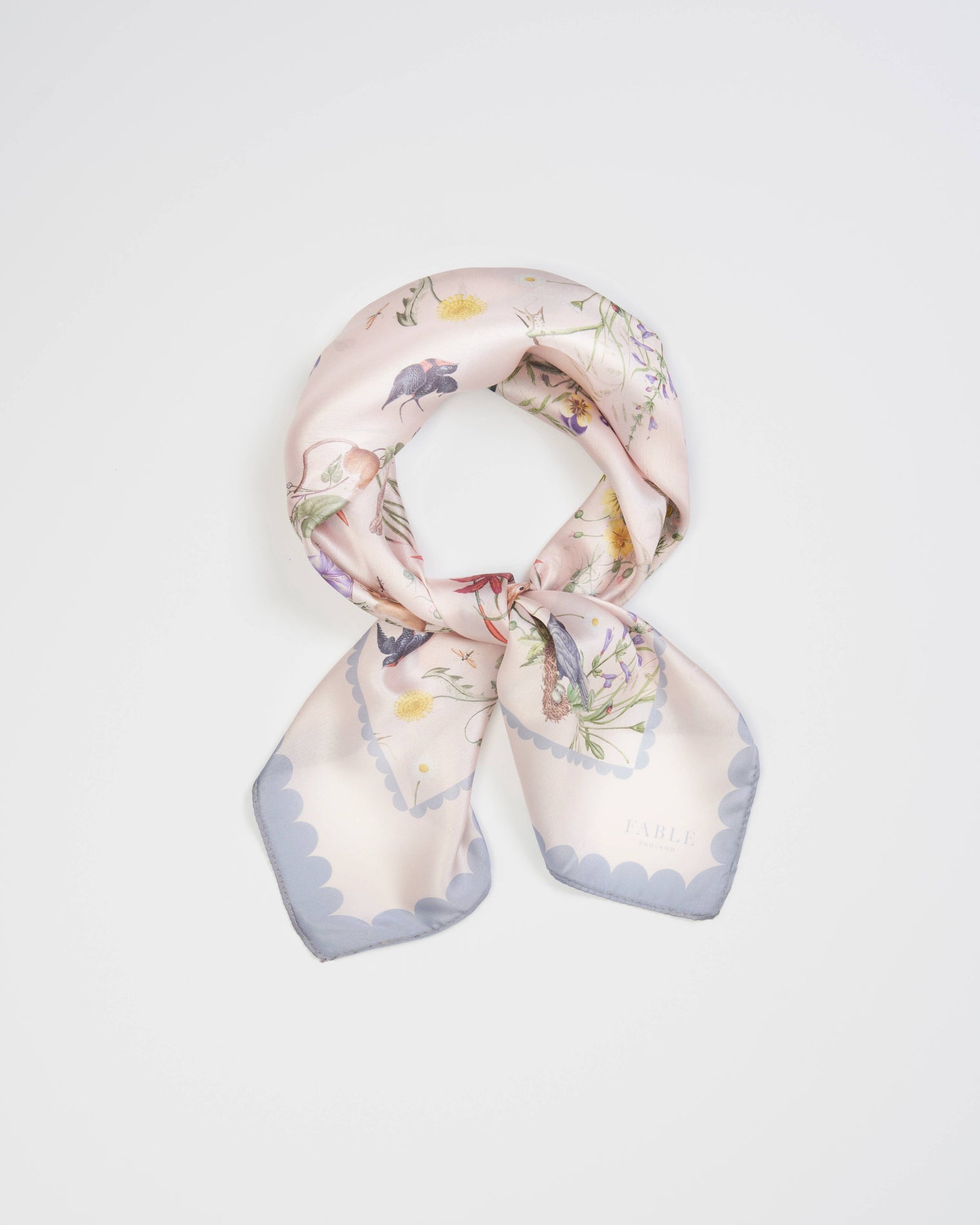 Fable England - High Tea Toile Square Scarf