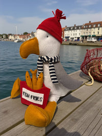 Genius Premium Craft - DIY Seagull Doorstop with Fish Fries