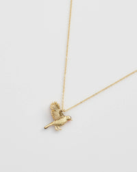 Fable England UK - Enamel Flying Robin Necklace