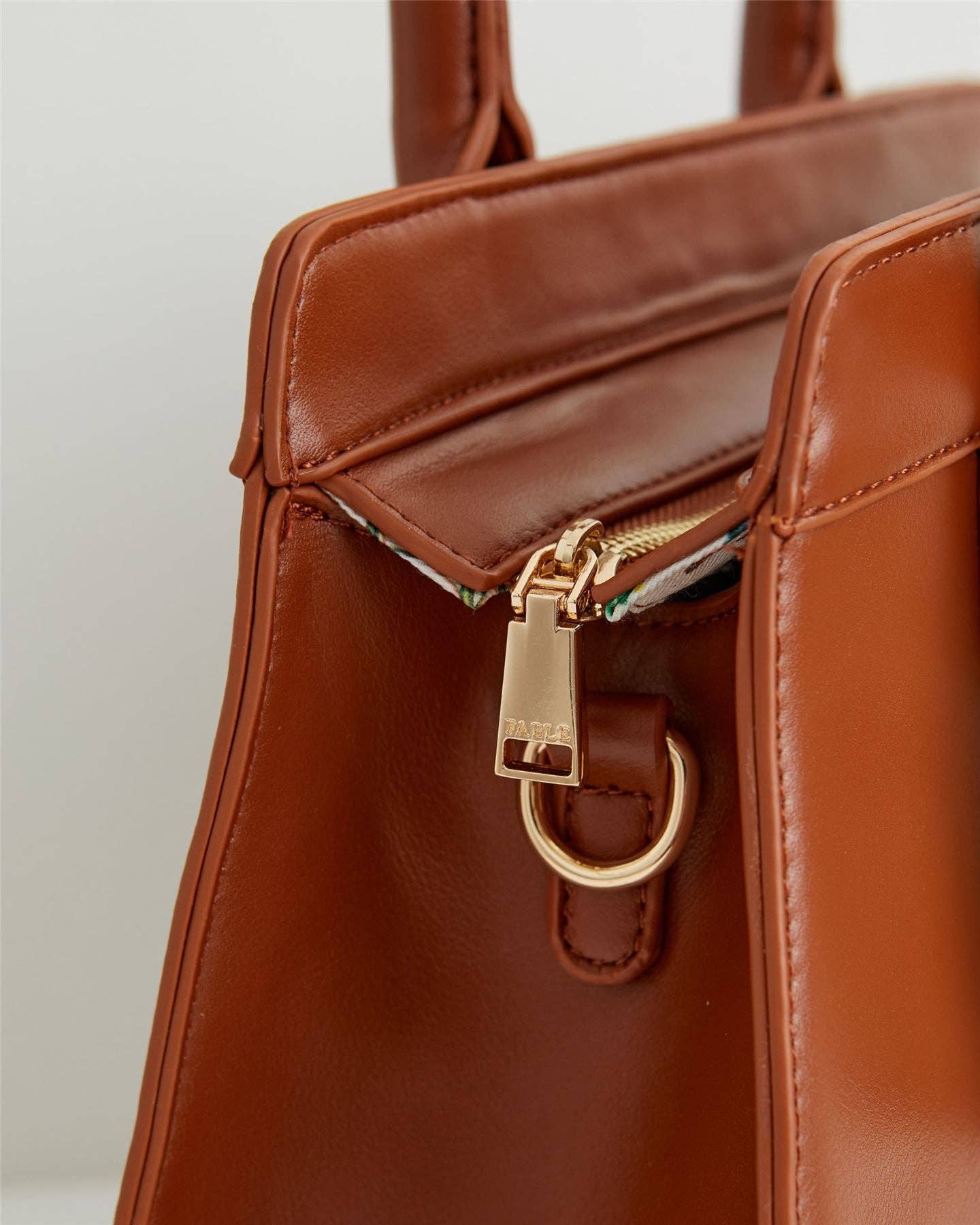 Fable England - FABLE Pumpkin Tan Tote Purse