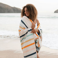 Atlantic Blankets - Seakind Striped Recycled Cotton Blanket