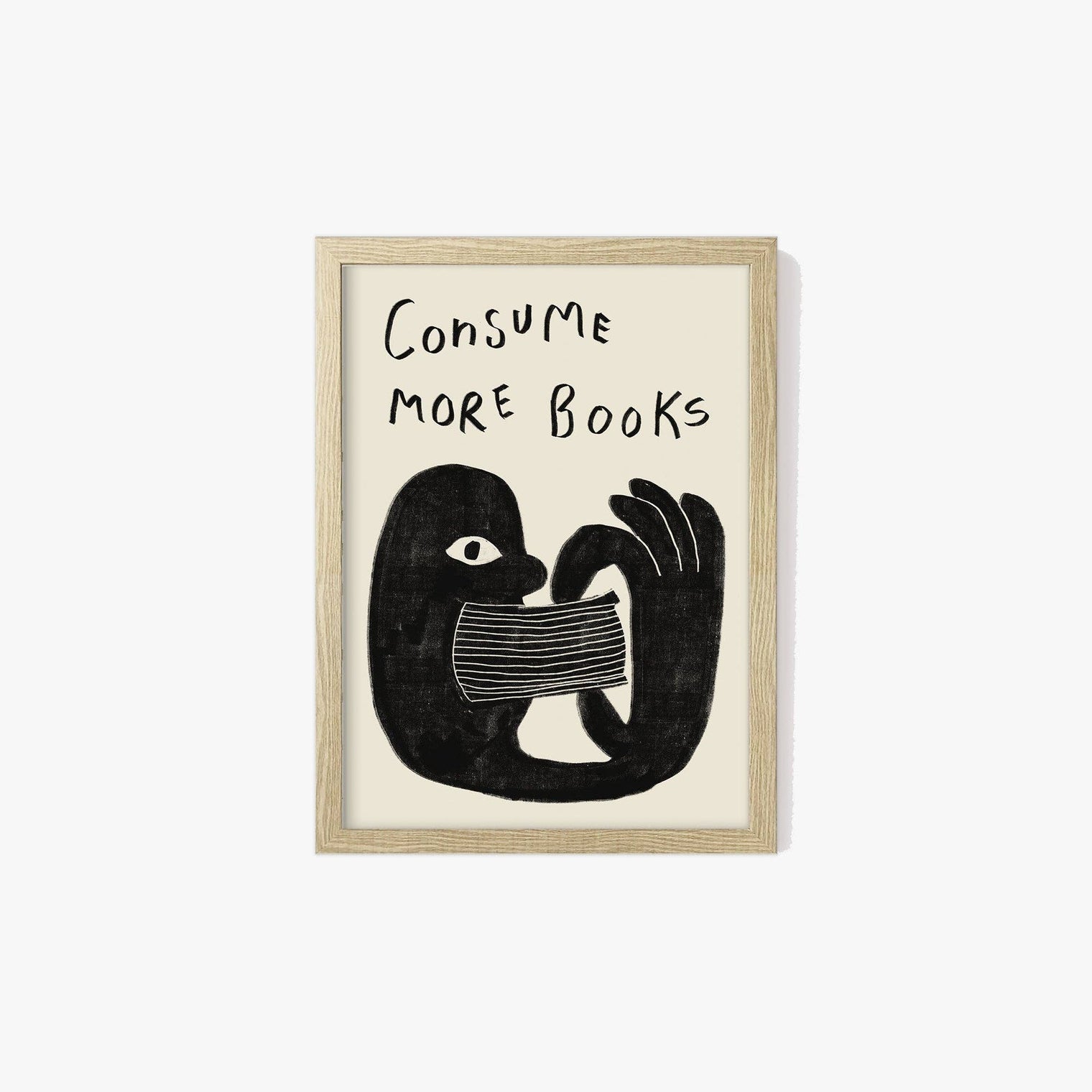 Consume More Books Print